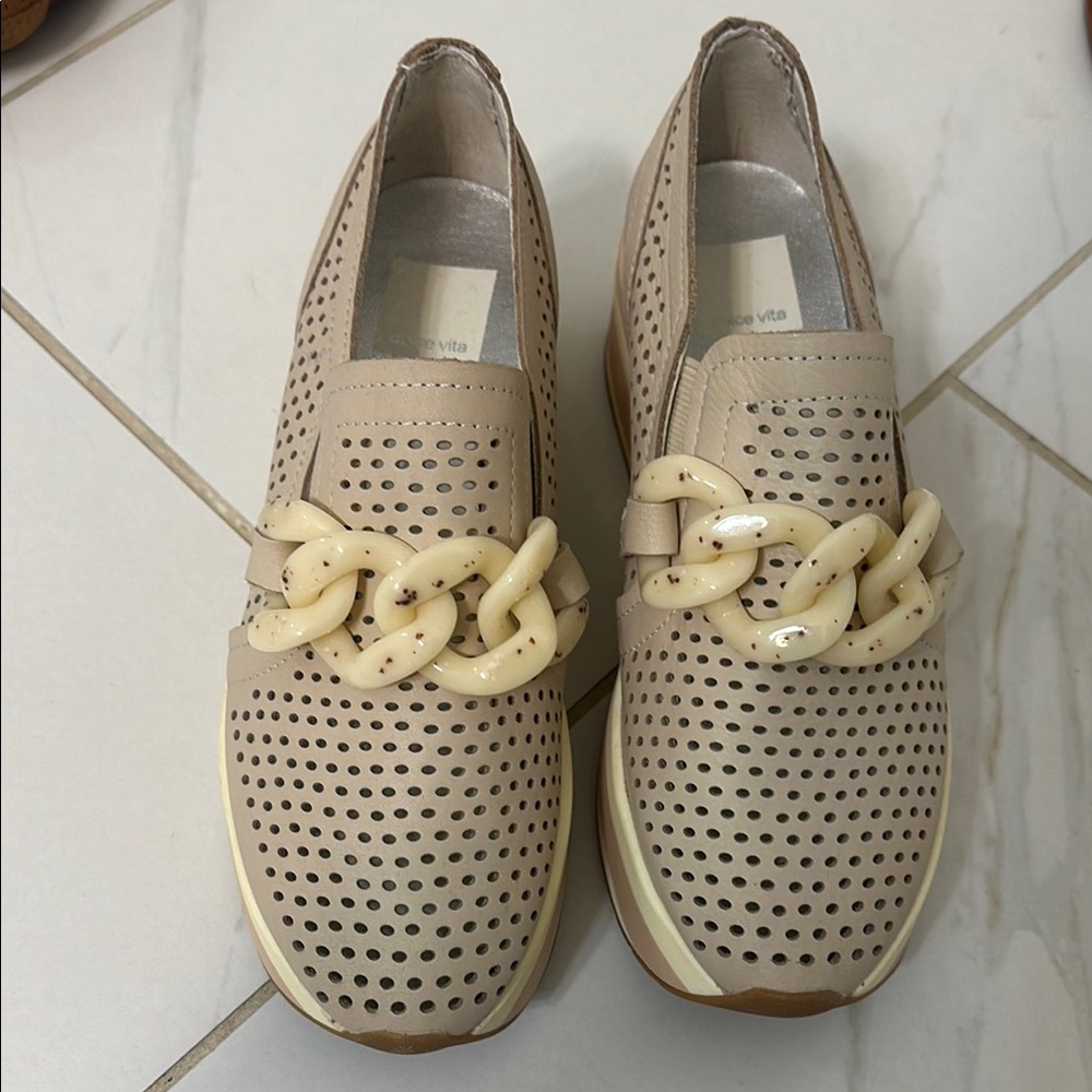 Dolce Vita Beige Women's Loafers